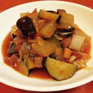 野菜ごっそり☆夏野菜の煮込み・ラタトゥイユ